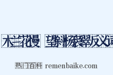 木兰花慢·望斜杨袅翠反义词是什么意思的图片